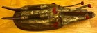Art Mask Sculpture Africa(?)Hand Carved Metal/Wood 17x5" Gd/Cond L.A,Calif. p/u — photo 2