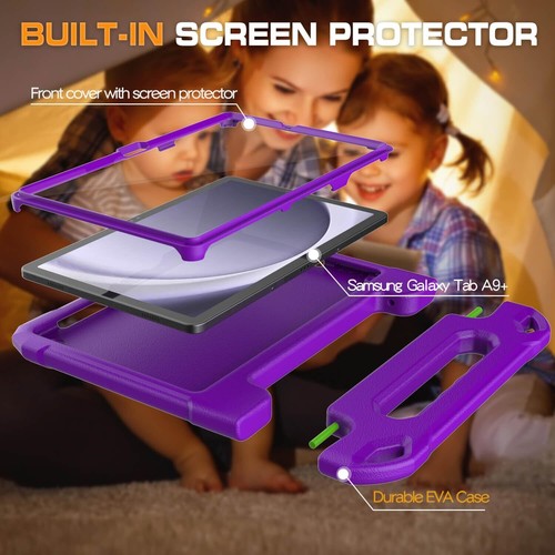 Pour Samsung Galaxy Tab A9 Plus 11" 2023 étui de sortie - Protection d'écran intégrée - Photo 34/54