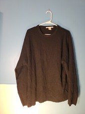 Perry Ellis Mens Black Pullover Sweater Size XL