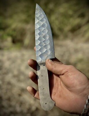 HANDMADE DAMASCUS STEEL CHEF KNIFE KITCHEN BONING KNIFE SKINNING  BLANK BLADE