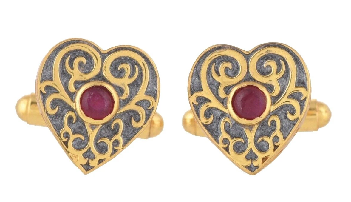 Gemelos Rubí de amor para hombres