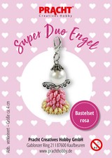 Bastelset Super Duo Engel rosa ca.4 cm Pracht...