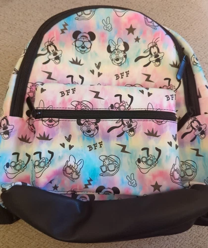 Disney Mickey Minnie Pluto Daisy Goofy Mini Bag Backpack  - Brand New Lounge Fly