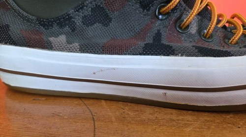 Converse All Star Hi Top Military Camo Green Zipper 153628C Mens Size 10 1/2 - Picture 9 of 20