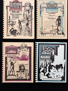 Lot Illusion Systems Books 1-4 By Paul Osborne - Stage Magic Illusion Building
