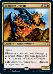 Vampiric Dragon #158 Commander: Innistrad: Crimson Vow