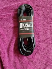 HK Cable Instrumentenkabel | 6,3mm Klinke | 10m | Premium Gitarrenkabel