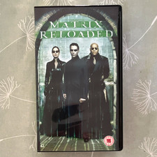 Warner Home Video The Matrix Reloaded VHS PAL (2003) 15 Rental Reeves