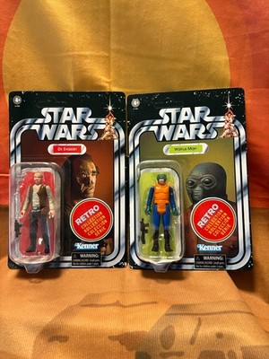 Star Wars Episode IV: ANH - Dr. Evazan & Walrus Man MOC UNPUNCHED Action Figures