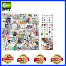 100-Pc Educational Science Stickers Pack: Fun Physics, Chemistry,  Biology