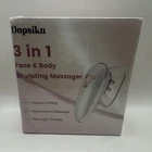 Dopsikn 3-in-1 Vacuum Microcurrent Body Massager Cordless USB AM-820 6 Heads