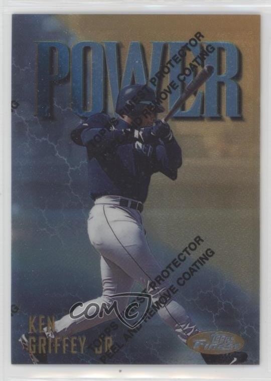 1997 Topps Finest Rare - Gold Rare Gold Ken Griffey Jr #342 HOF 0o5t