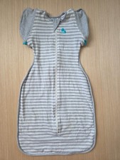 Love to Dream Swaddle Up Gray Stripe Transition Bag Medium 13-19 Lb