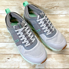 Vionic Captivate Charcoal Gray Mint Knit Women's SZ 9 Walking Arch Support Shoes