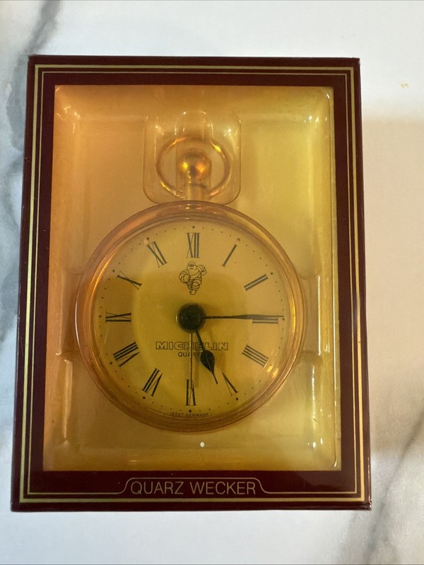 Michelin quartz alarm clock VERY RARE