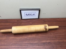 Vintage Wooden Rolling Pin On Piece - Kitchen Farmhouse
