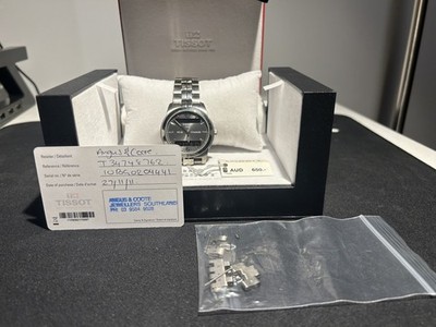 Tissot PR50 Seven Titanium Analogue Digital Watch 36mm ETA 989.331