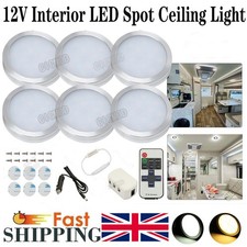 Interior 12V LED Spot Lights Ceiling Camper Van Caravan Motorhome Boat Downlight