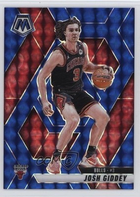 2024-25 Panini Mosaic Blue Mosaic Prizm 107/199 Josh Giddey #71 1q3d