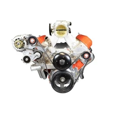 ICT Billet Idler Pulley 551776-3; Power Steering Delete for Chevy Truck LS