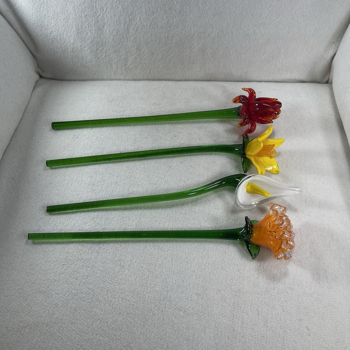 工芸品 SAN MARCO MURANO GLASS 工芸品 SAN MARCO MURANO GLASS Vtg MURANO Glass 8 Pc