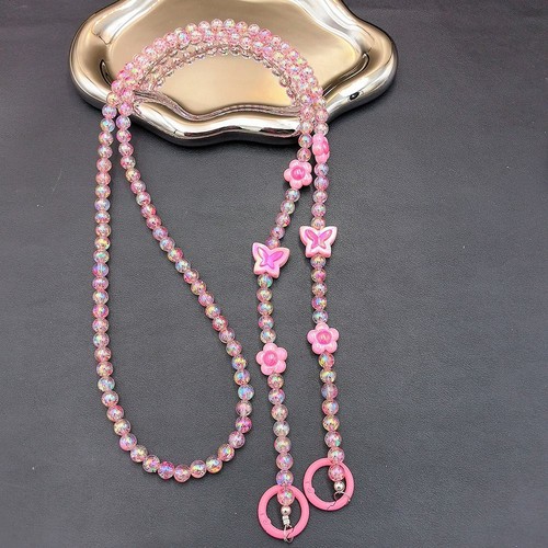 Butterfly Wallet Necklace Chain Hanging Phone Anti Loss Lanyard Wallet - Photo 6 sur 8