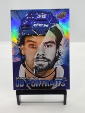 2025-26 UD Series 1 Brandon Hagel UD Portraits Tampa Bay Lightning #P-7