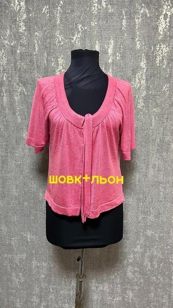 Women Boden Sweater Pink Silk Linen 38 / M / 46