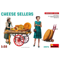 Cheese Sellers Kit 1:35 Miniart Kit Diorami -D- Neues Modell