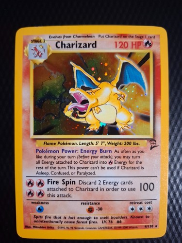 Charizard 4/102 Base Set 2 Holo LP