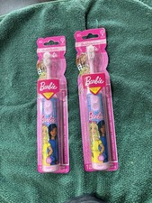 2 Barbie Electric Toothbrushes Battery Operated