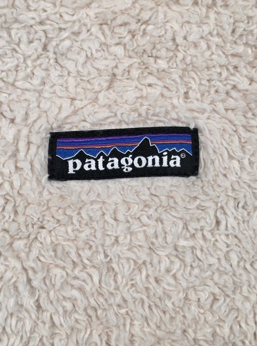 Maglione Patagonia 1/4 Zip Donna Med Worn Wear Pullover Bianco Sherpa Morbido Escursione - Foto 3 di 8