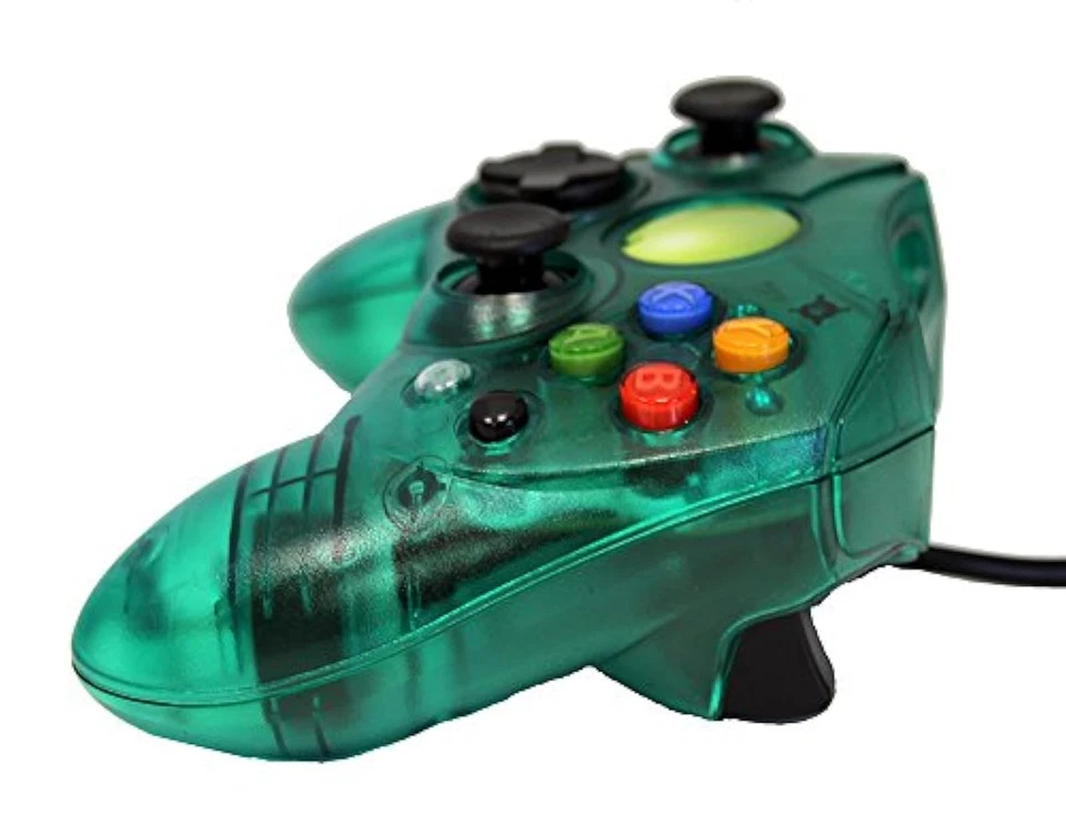 Mars Devices Replacement Controller For Xbox Original Green Transparent 6Z - Image 2 of 4