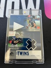 02 SP GameUsed Twins Formation /50 Game Used Drew Brees Ladanian Tomlinson RARE