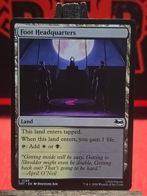 [EN]土地税/Land Tax[J10][Foil] x1 Foot Headquarters TMT Ninja Turtles MTG Life Land 185 M/NM