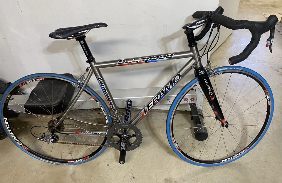 Used Litespeed Teramo, 3AL / 2.5V Titanium Road Bike, M - g.e.t. Tubing - Image 2 of 4