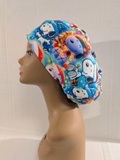 Scrub Cap, Surgical Hat, Euro Style Scrub Cap, Snoopy, Christmas