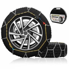 Auto Tightening Snow Chains For Car Suv Pickup Trucks 1min Quick Install...