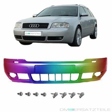 Audi A6 4B Limousine Avant Stoßstange vorne + Schrauben 01-04 für SRA LACKIERT