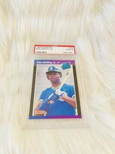 1989 Donruss Ken Griffey Jr Rated Rookie #33 PSA 9 MINT Seattle Mariners RC