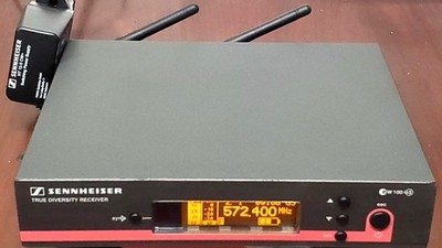 Sennheiser EM100 G3 Diversity Wireless Mic Receiver G band: 566-608 MHz EW100