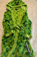 Minecraft Robe Size 11-12 Soft Cozy Cool