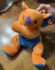 Ty Pillow Pals Kolala Orange Blue Plush Stuffed Animal Vtg 1998 With Tags