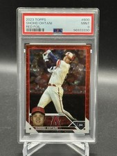 2023 Topps Series 2 Shohei Ohtani Red Foilboard Parallel /199 PSA 9 SP 🐐 