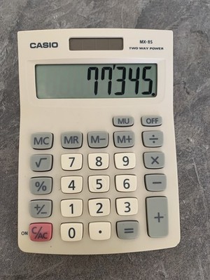 Casio MX-8S Zwei Wege Stromrechner - Kompakter Tischrechner