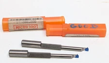 Lot of 2 Micro 100 IT-2001000 .200" Min Bore 60° Carbide Internal Threading Bars