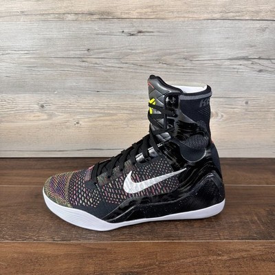 Nike Kobe 9 Elite Protro Masterpiece Mens Size 10.5 Black Silver