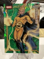 2026 Topps Chrome Marvel #149 Sentry GREEN SAPPHIRE REFRACTOR #d 51/99