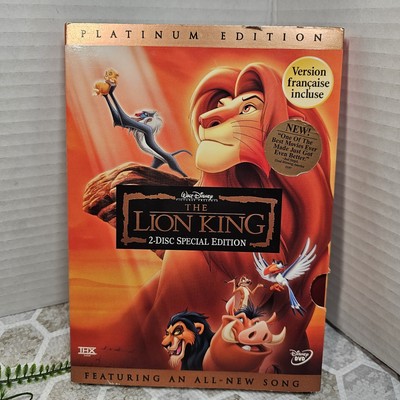 The Lion King (Two-Disc Platinum Edition) - DVD By Matthew Broderick - VERY GOOD