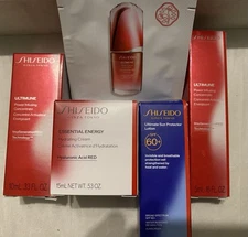 Shiseido Skin Care Trial Sized Mixed Skincare Lot NIB